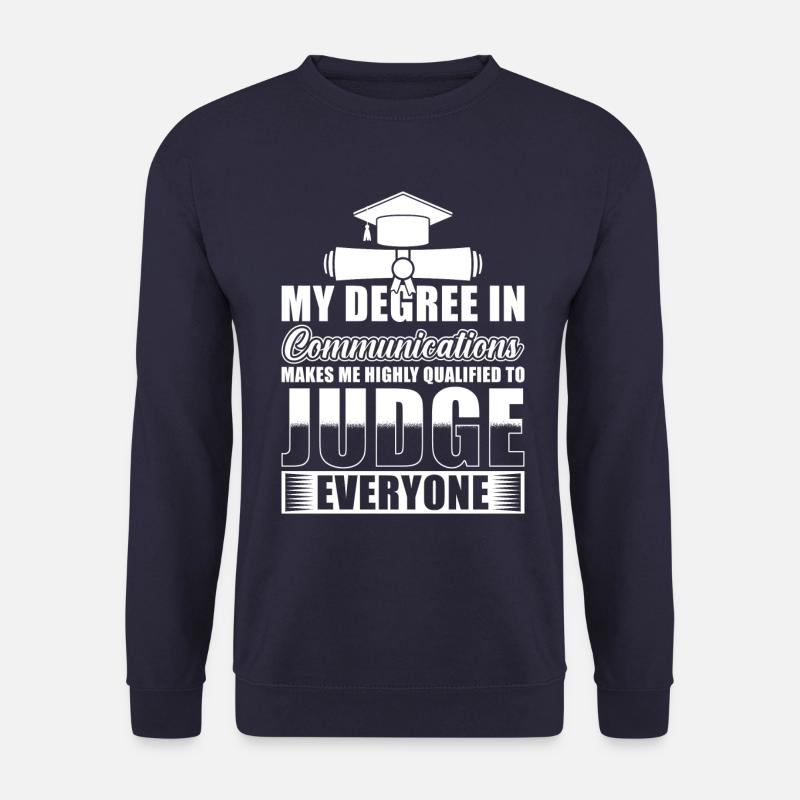 Communication Science Degree - Unisex Sweatshirt - navy