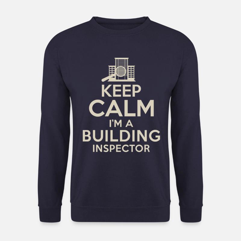 Building inspector Spruch - Unisex Sweatshirt - navy