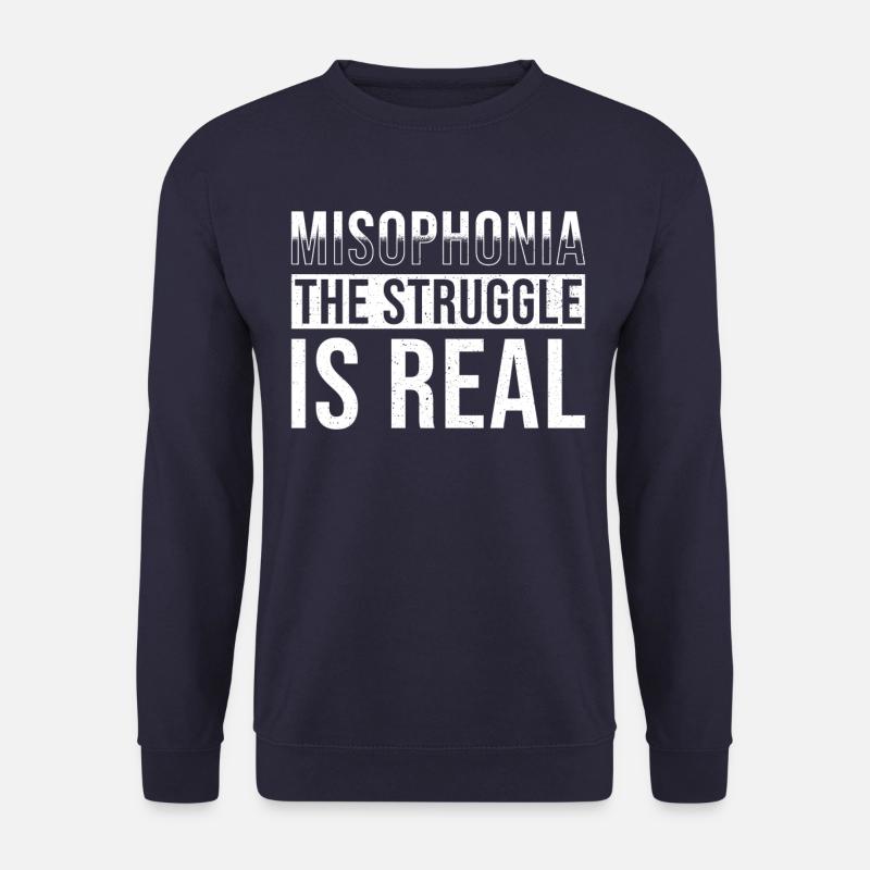 Misophonie Spruch - Unisex Pullover - Navy