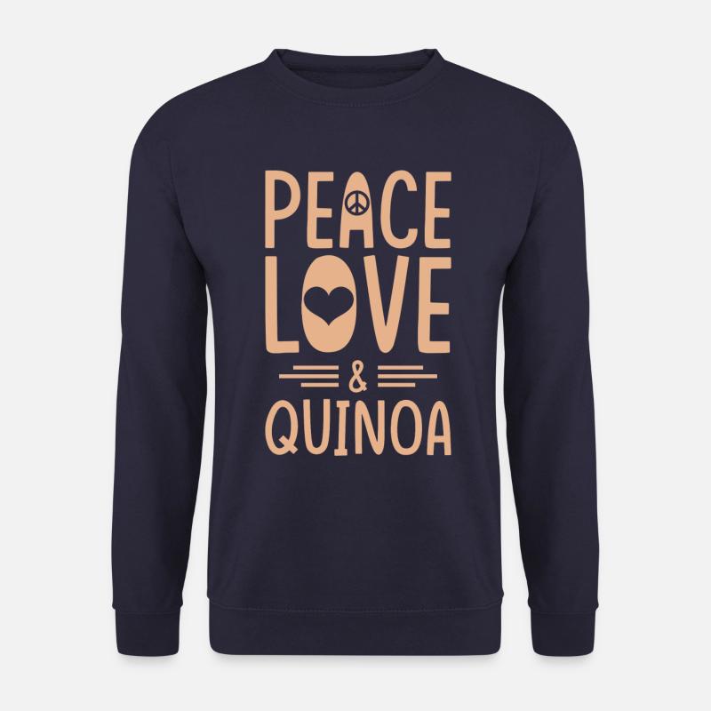 Quinoa Spruch - Unisex Pullover - Navy