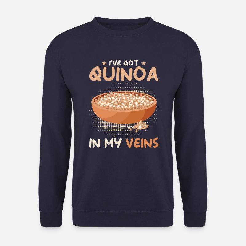 Quinoa Saying - Unisex Sweatshirt - navy