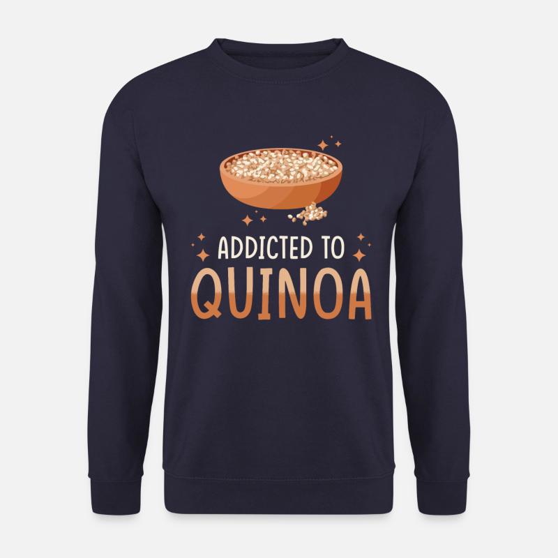 Quinoa Spruch - Unisex Pullover - Navy