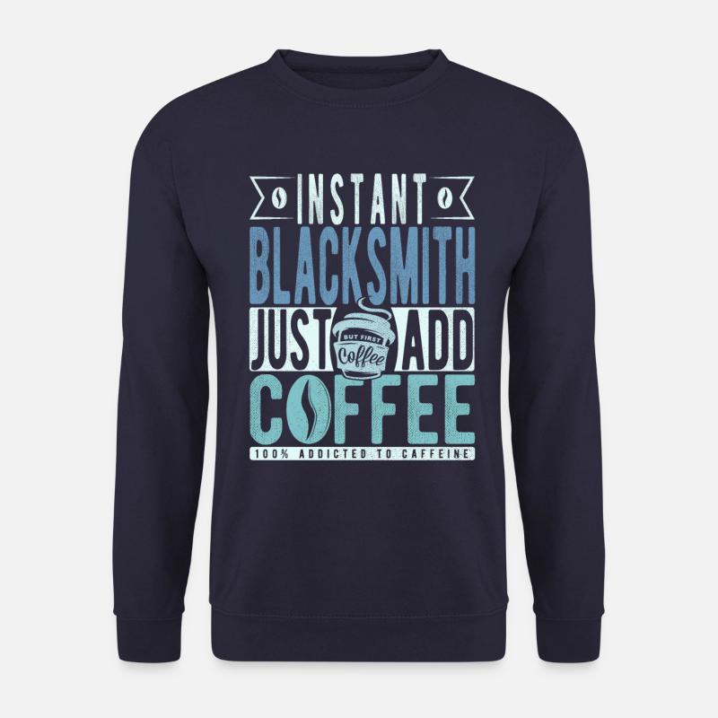 Dicton de café Buchalter - Sweat-shirt Unisexe - marine