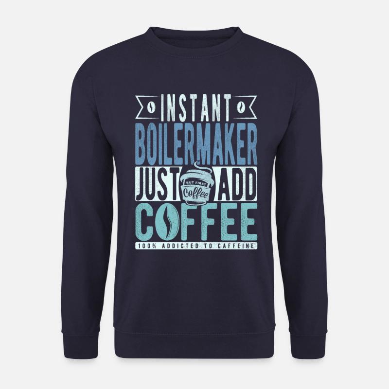 Buchalter Kaffee Spruch - Unisex Pullover - Navy