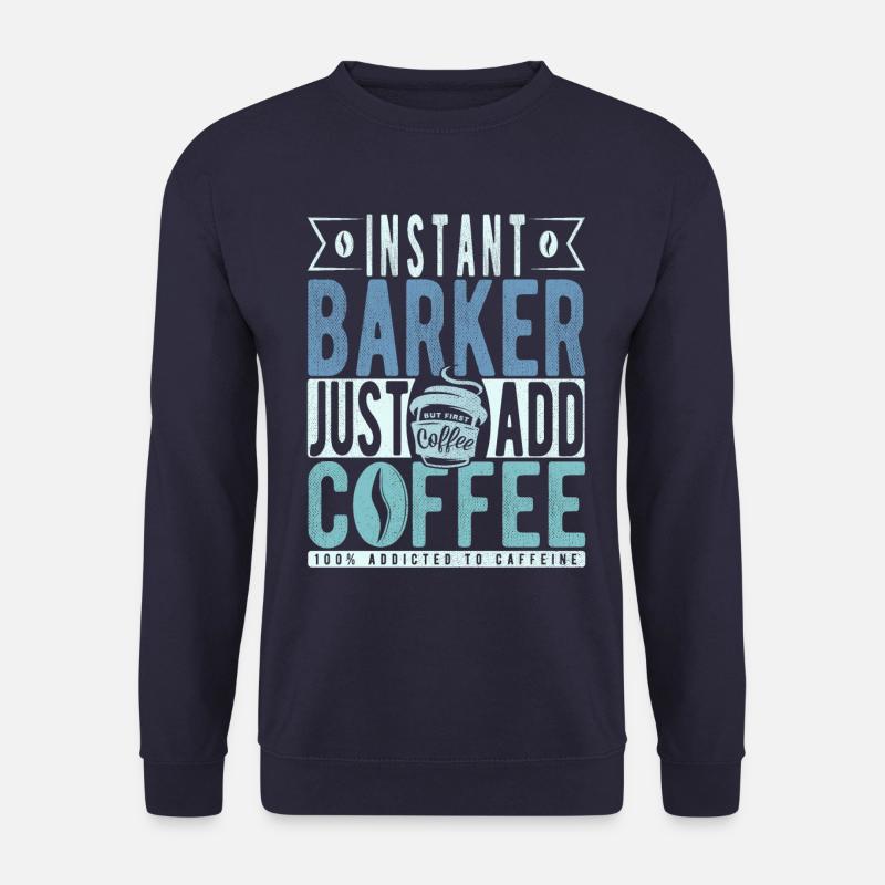 Buchalter Kaffee Spruch - Unisex Pullover - Navy