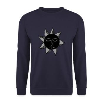 Sonne Gothic - Unisex Pullover - Navy - Vorne - Alina (178cm) & Michal (187cm)