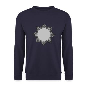 Sun Gothic - Unisex Sweatshirt - navy - Front - Alina (178cm) & Michal (187cm)