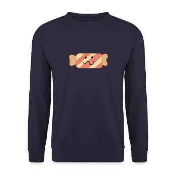 Kawaii Candy - Unisex Sweatshirt - navy - Front - Alina (178cm) & Michal (187cm)