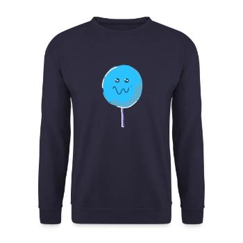 Kawaii Candy - Unisex Sweatshirt - navy - Front - Alina (178cm) & Michal (187cm)