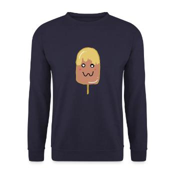 Kawaii Candy - Unisex Sweatshirt - navy - Front - Alina (178cm) & Michal (187cm)