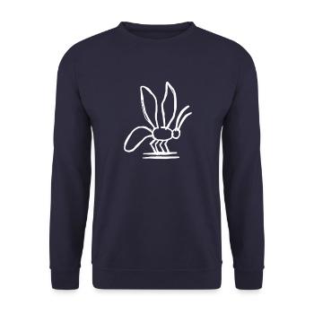 Egypt Ancient Symbol Bit - Unisex Sweatshirt - navy - Front - Alina (178cm) & Michal (187cm)