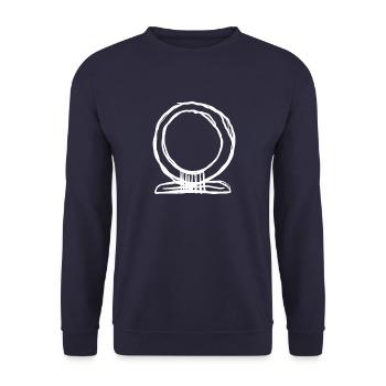 Egypte Ancien Symbole Shen - Sweat-shirt Unisexe - marine - Devant - Alina (178cm) & Michal (187cm)