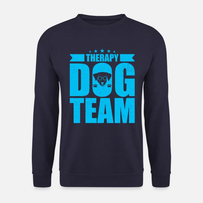 Therapy Dog Team - Unisex Sweatshirt - navy
