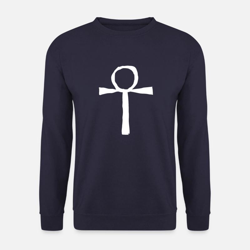 Egypt Ancient Symbol Ankh - Unisex Sweatshirt - navy