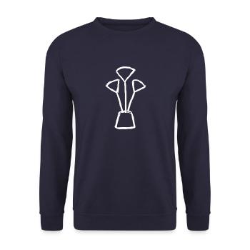 Ägypten Altes Symbol Mehyt - Unisex Pullover - Navy - Vorne - Alina (178cm) & Michal (187cm)