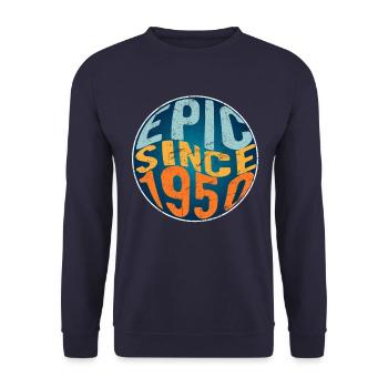 Épique depuis 1950 - Sweat-shirt Unisexe - marine - Devant - Alina (178cm) & Michal (187cm)