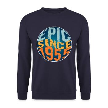 Épique depuis 1955 - Sweat-shirt Unisexe - marine - Devant - Alina (178cm) & Michal (187cm)
