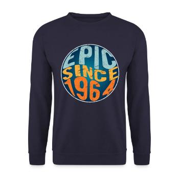 Épique depuis 1964 - Sweat-shirt Unisexe - marine - Devant - Alina (178cm) & Michal (187cm)
