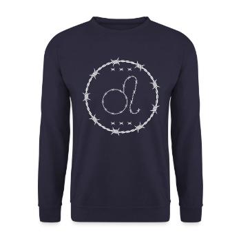 Signe du zodiaque Lion - Sweat-shirt Unisexe - marine - Devant - Alina (178cm) & Michal (187cm)