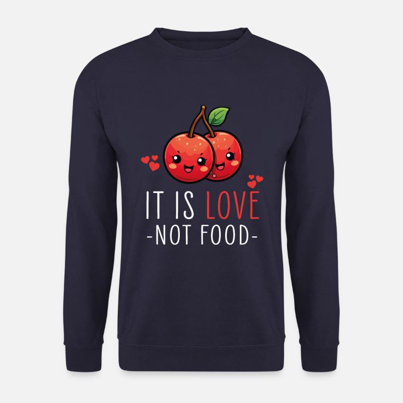Cherries Kawaii - Unisex Sweatshirt - navy