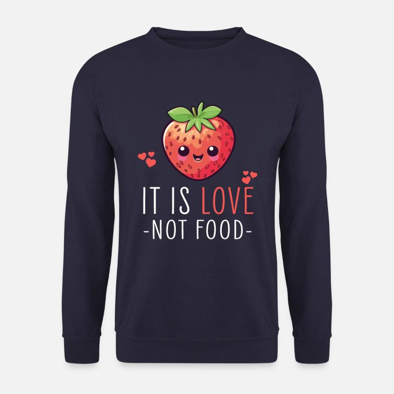 Erdbeere Kawaii - Unisex Pullover - Navy
