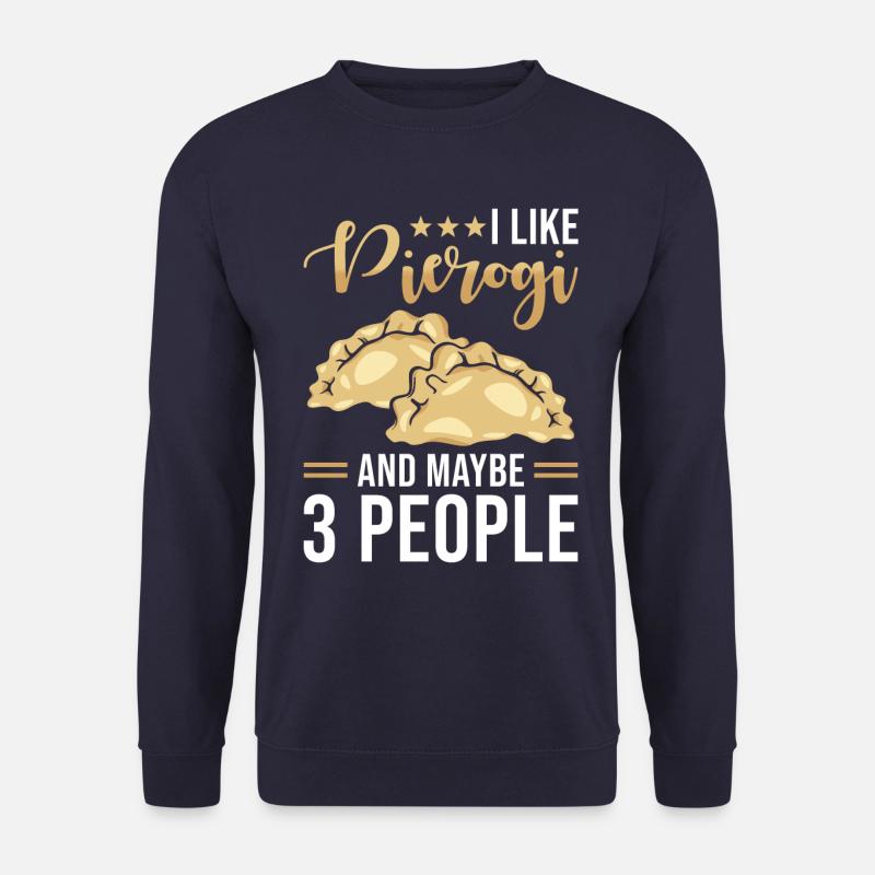 Piroggen Teigtaschen - Unisex Pullover - Navy