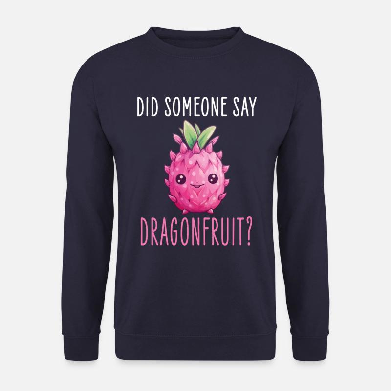 Dragon Fruit Kawaii - Unisex Sweatshirt - navy