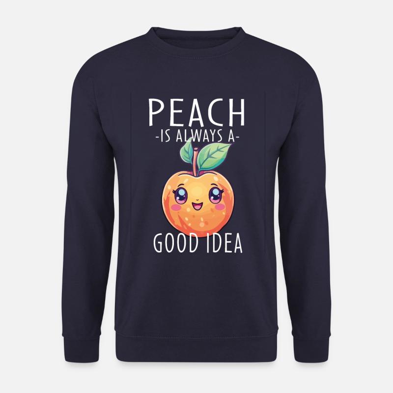 Pfirsich Kawaii - Unisex Pullover - Navy