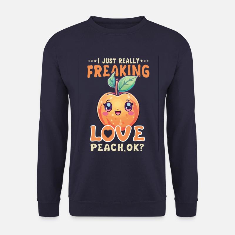 Pfirsich Kawaii - Unisex Pullover - Navy