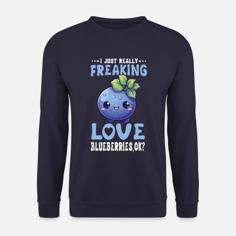 Blaubeere Kawaii - Unisex Pullover - Navy