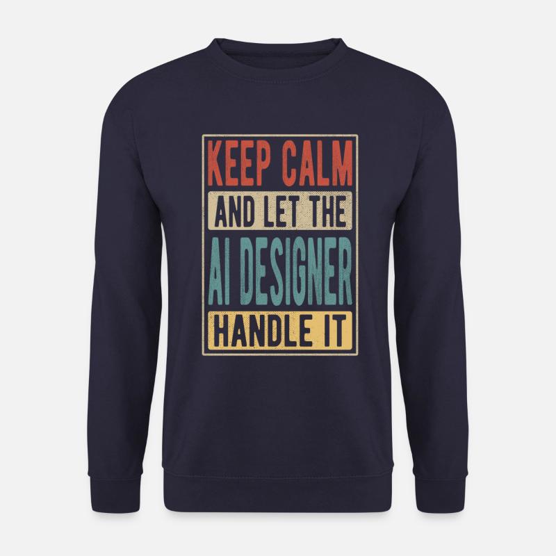 Ki Designer Retro Gift - Unisex Sweatshirt - navy