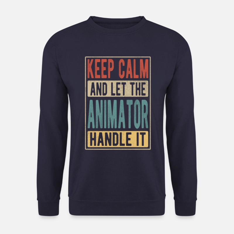 Animator Retro Geschenk - Unisex Pullover - Navy