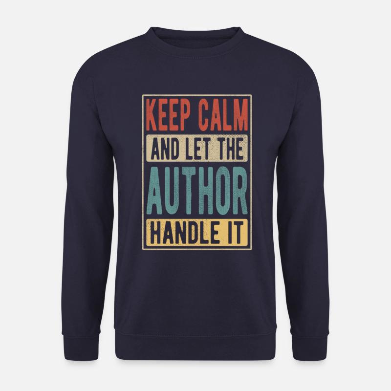 Author Retro Gift - Unisex Sweatshirt - navy