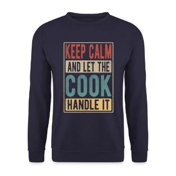 Cadeau Rétro Cuisine - Sweat-shirt Unisexe - marine - Devant - Alina (178cm) & Michal (187cm)