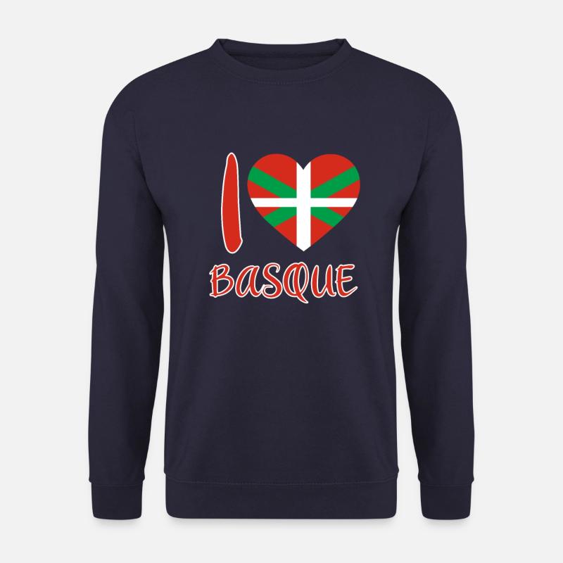 Basque Country Basque Flag - Unisex Sweatshirt - navy