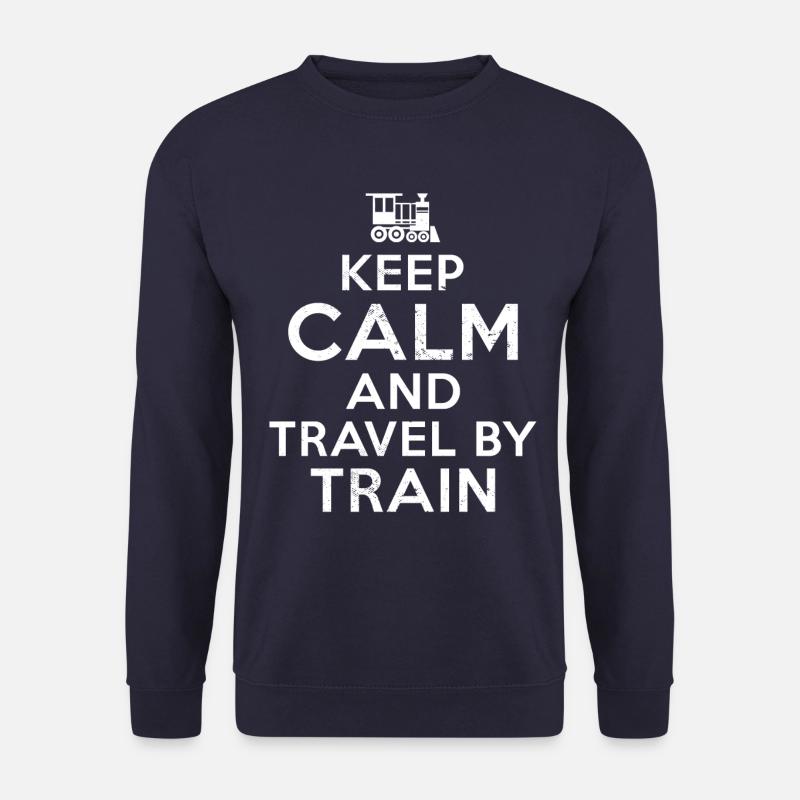 Zugreise Reise - Unisex Pullover - Navy
