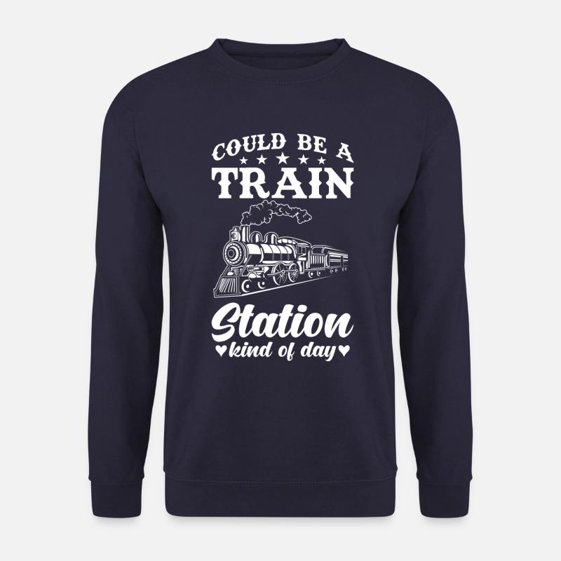 Zugreise Reise - Unisex Pullover - Navy