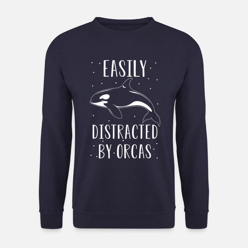 Orca Whale Saying - Unisex Sweatshirt - navy