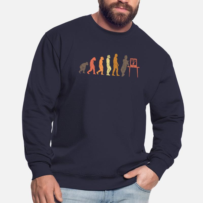 3D Drucker Evolution 3D Printer Retro Unisex Pullover