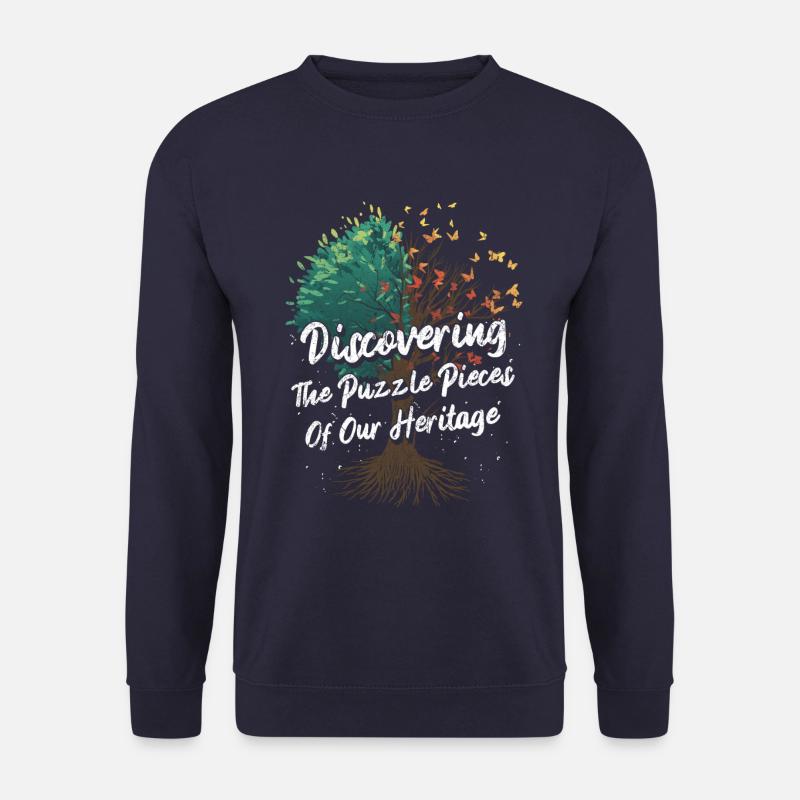 Genealogy Saying - Unisex Sweatshirt - navy