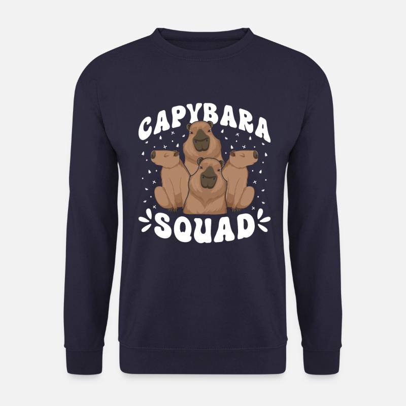Capybara Trupp - Unisex Pullover - Navy