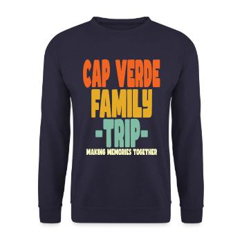 Vacances en famille Cap Vert - Sweat-shirt Unisexe - marine - Devant - Alina (178cm) & Michal (187cm)