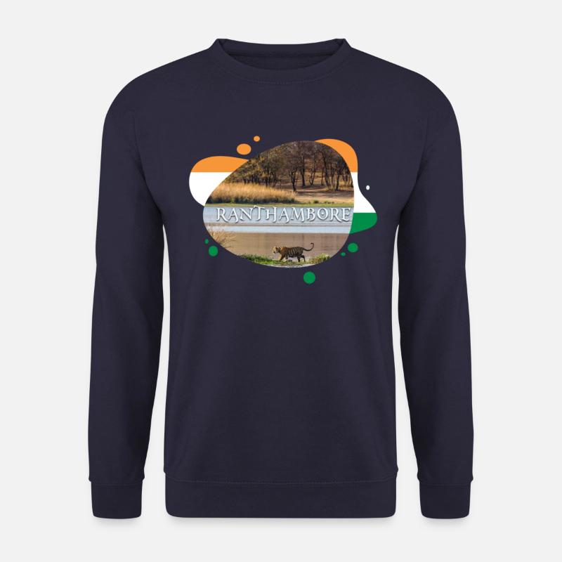 Ranthambore Indien Souvenir - Unisex Pullover - Navy