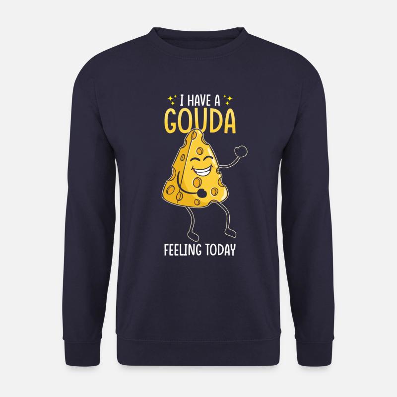 Käse Geschenk - Unisex Pullover - Navy