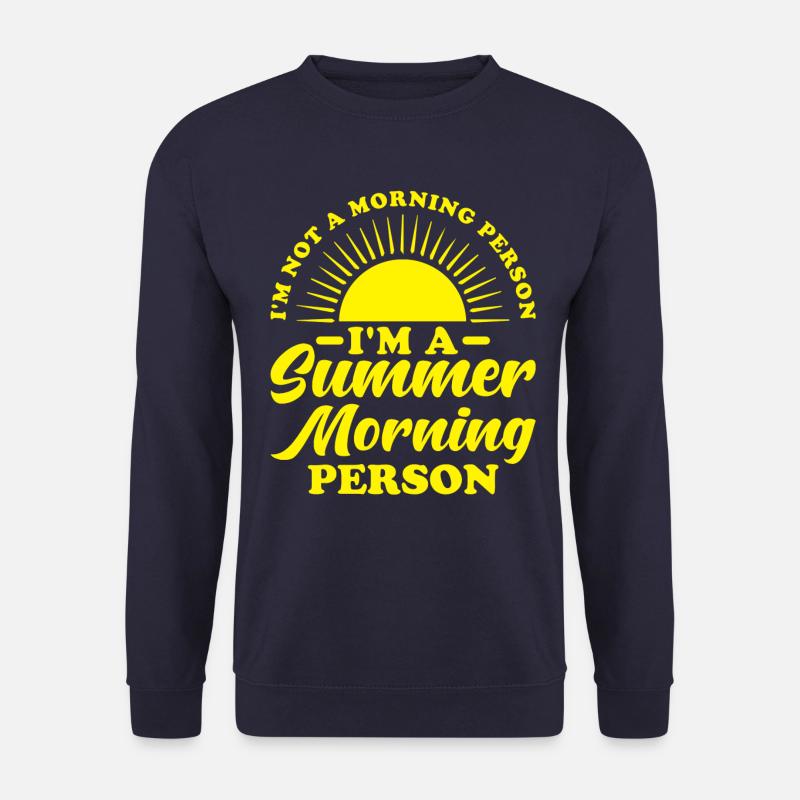 Morgenmensch Sommer - Unisex Pullover - Navy