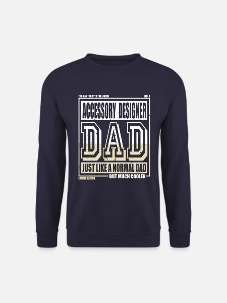 Accessory Designer Daddy Gift - Unisex Sweatshirt - navy