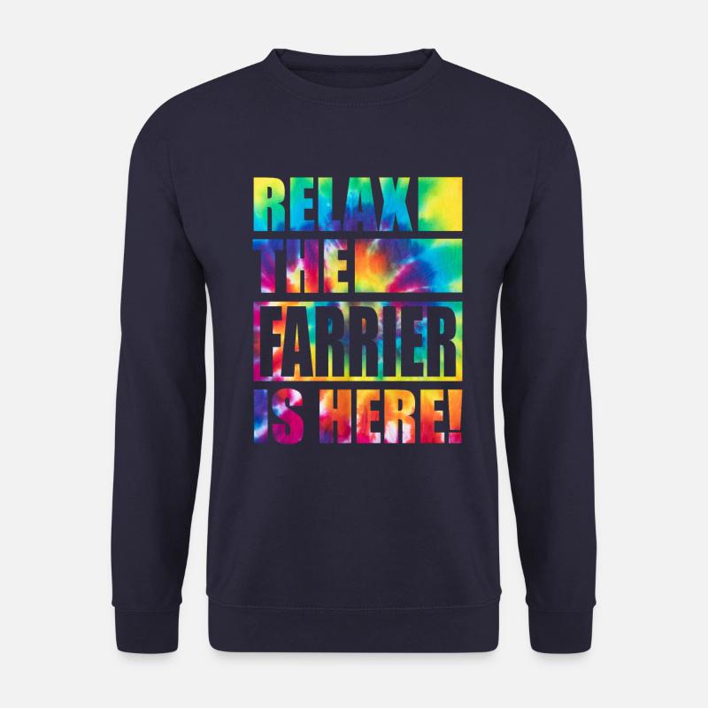 Farrier Lustiger Spruch - Unisex Pullover - Navy