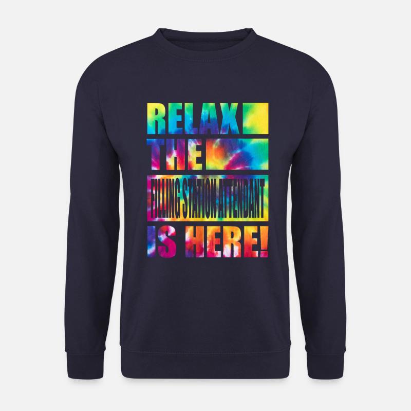 Filling Station Attendant Lustiger Spruch - Unisex Pullover - Navy