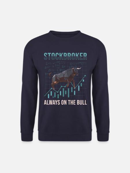 Börsenmakler, Händler, Investor, Börse - Unisex Pullover - Navy