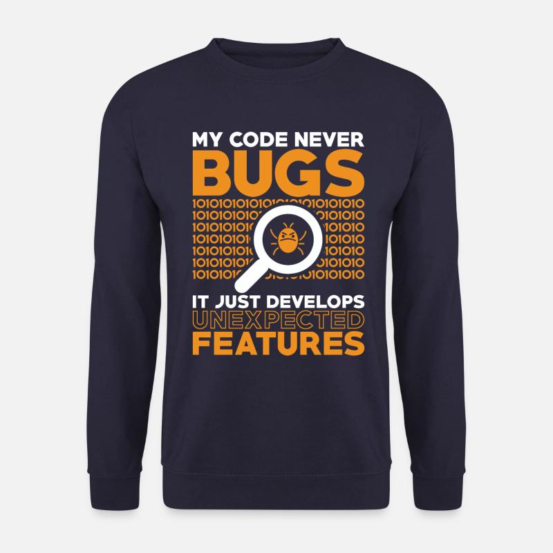 Code Codeur Programmeur Développeur Codeur - Sweat-shirt Unisexe - marine